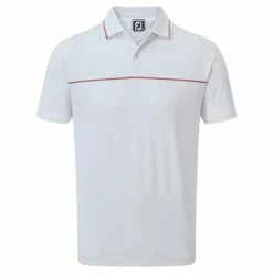 FootJoy Gents Small Details Pique Shirt White