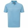 FootJoy Gents Small Details Pique Shirt Blue