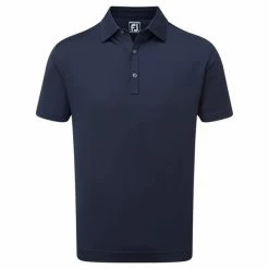 FootJoy Gents Slub Yarn Solid Shirt Navy