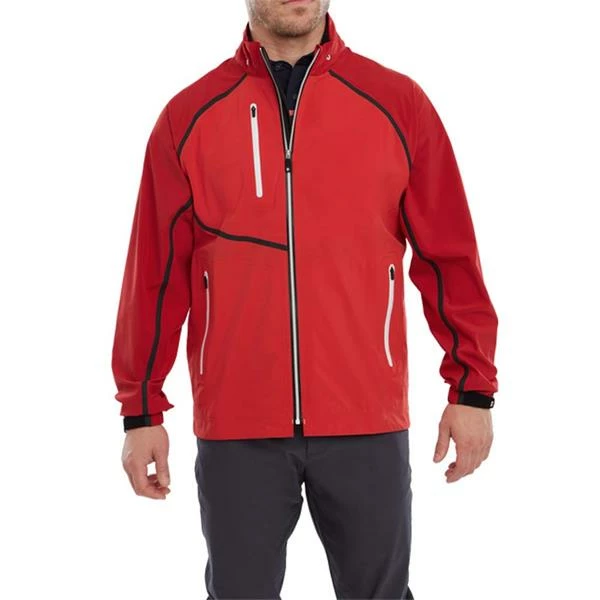 FootJoy Gents Hydro Tour Waterproof Jacket Red Tonal - Image 3