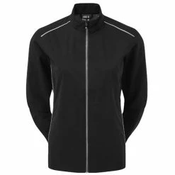 FootJoy Ladies HLV2 Rain Jacket Black - Silver