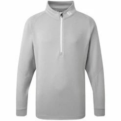 FootJoy Junior Chill Out Pullover Heather Grey