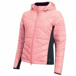 Green Lamb Ladies Karina Padded Jacket Geranium Black