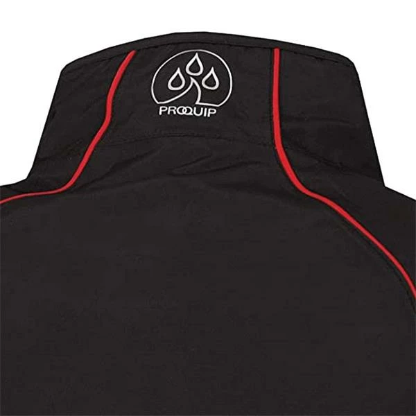 ProQuip Gents Aquatec Waterproof Jacket Black - Red - Image 3