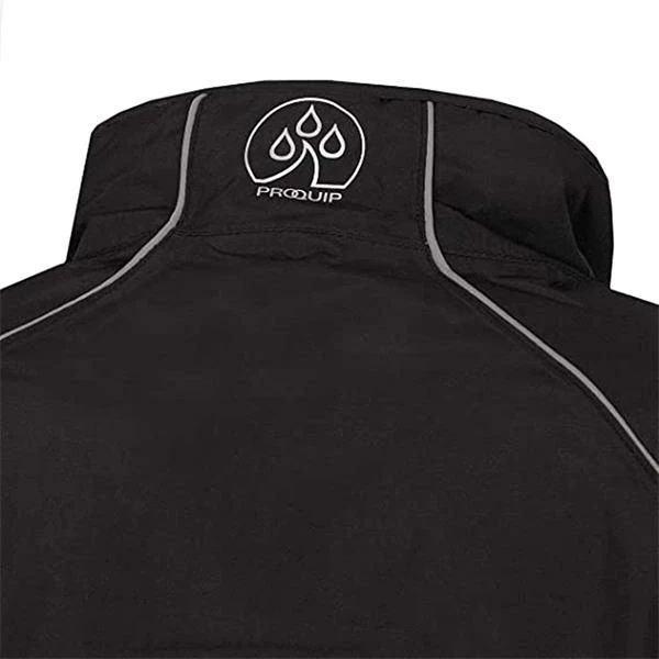 ProQuip Gents Aquatec Waterproof Jacket Black - Grey - Image 3