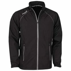 ProQuip Gents Aquatec Waterproof Jacket Black - Grey
