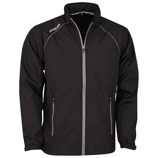 ProQuip Gents Aquatec Waterproof Jacket Black - Grey