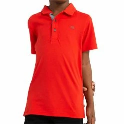 Calvin Klein Golf Kids Newport Polo Fiery Red