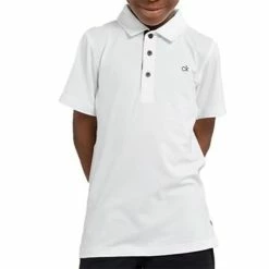 Calvin Klein Golf Kids Newport Polo White