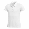 ADIDAS Junior Girls Tournament Polo Shirt White