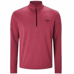 Callaway Junior - Boys Full Zip Waffle Top Rasp Sorbet Heather (671)