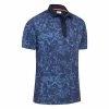 Callaway Junior - Boys All Over Camo Polo Shirt Navy Blazer