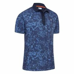 Callaway Junior - Boys All Over Camo Polo Shirt Navy Blazer