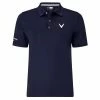 Callaway Gents Tournament Chev Polo Shirt Magnetic Peacoat (410)