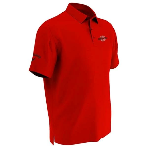 Callaway Gents Tournament Odyssey Polo Shirt Red (613) - Image 2