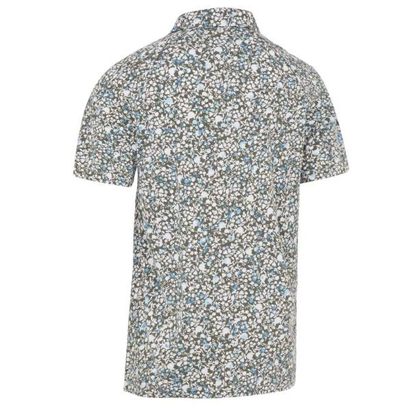 Callaway Gents Artificial Nature Print Polo Shirt Black Lichen (383) - Image 2