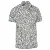 Callaway Gents Artificial Nature Print Polo Shirt Black Lichen (383)
