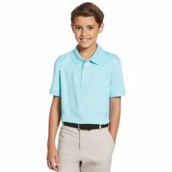 Callaway Junior - Boys Micro Hex Polo Shirt Blue (499)