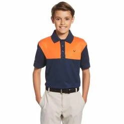 Callaway Junior - Boys Colour Block Polo Shirt Dress Blue (412)