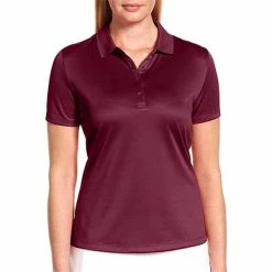 Callaway Ladies Solid Swing Polo Shirt Magenta Purple (540)