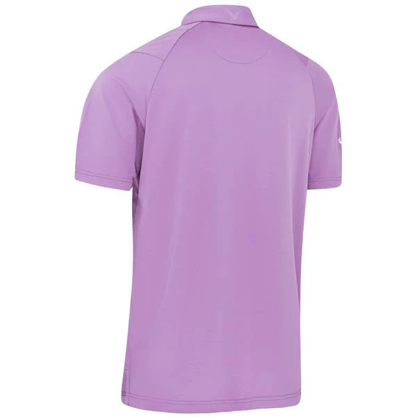 Callaway Gents Swing Tech™ Solid Polo Shirt Pink Sunset (676) - Image 2
