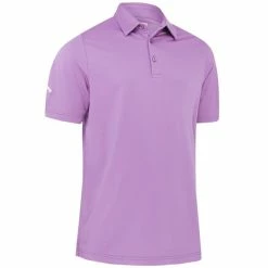 Callaway Gents Swing Tech™ Solid Polo Shirt Pink Sunset (676)
