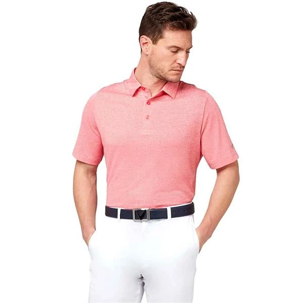 Callaway Gents Ventilated Heat Polo Shirt Teaberry (647) - Image 2