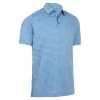 Callaway Gents Soft Touch Micro Print Polo Shirt Magnetic Blue (974)