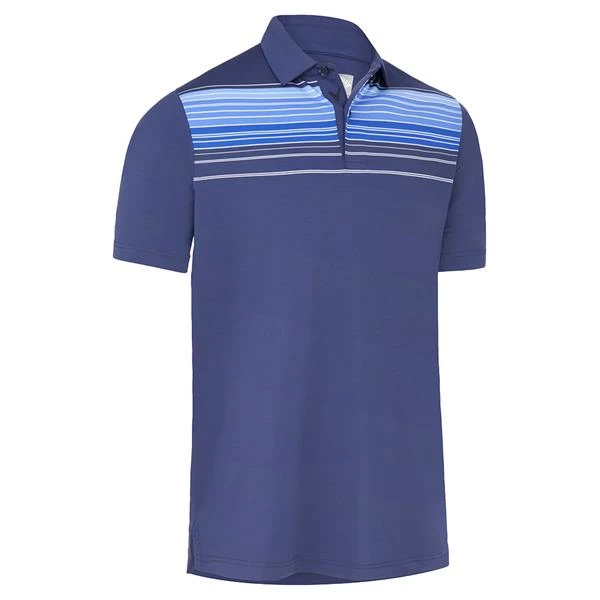 Callaway Gents Energized Stripe Polo Shirt Peacoat (410)