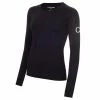 Calvin Klein Golf Ladies Vibe Long Sleeve T- Shirt Black