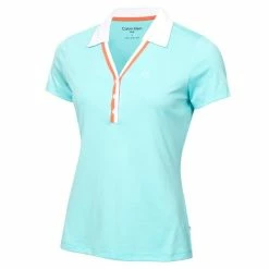 Calvin Klein Golf Ladies Charlevoix Polo Shirt Light Opal