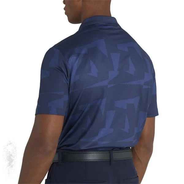 Calvin Klein Golf Gents Hexta Printed Polo Ink Navy - Image 4