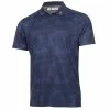 Calvin Klein Golf Gents Hexta Printed Polo Ink Navy