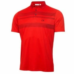 Calvin Klein Golf Gents Marina Polo Shirt Cardinal Red