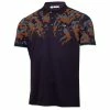 Calvin Klein Golf Gents Nashua Printed Polo Shirt Navy