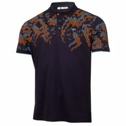 Calvin Klein Golf Gents Nashua Printed Polo Shirt Navy