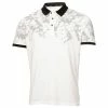 Calvin Klein Golf Gents Nashua Printed Polo Shirt White - Black