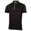 Calvin Klein Golf Gents Whitman Zipped Polo Shirt Black