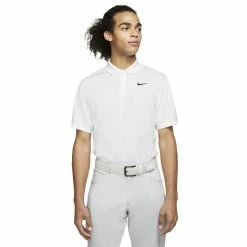 Nike Gents Dri-Fit Victory Printed Polo Shirt White (100)
