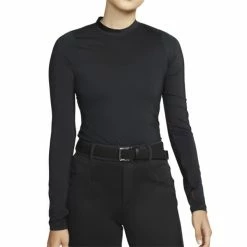 Nike Ladies Dri-FIT UV Victory Long Sleeve Crew Black (010)