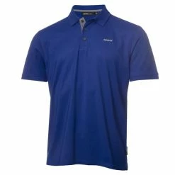 DKNY Gents Bronx Pique Polo Shirt Cobalt