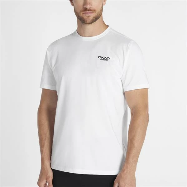 DKNY Gents Greenwood Pique T-Shirt White - Image 3