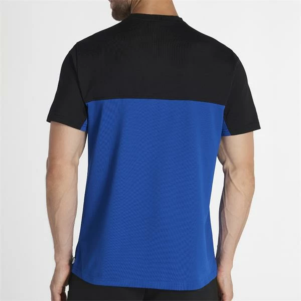 DKNY Gents Greenwood Colour Block T-Shirt Blue - Black - Image 4