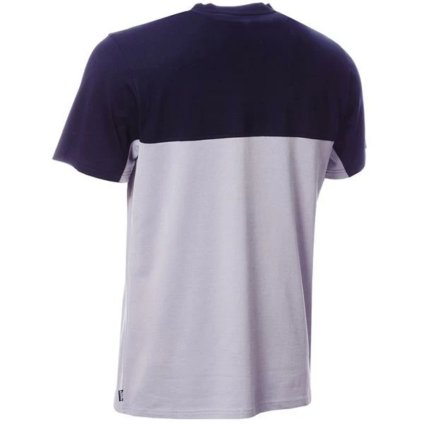 DKNY Gents Greenwood Colour Block T-Shirt Silver - Navy - Image 2