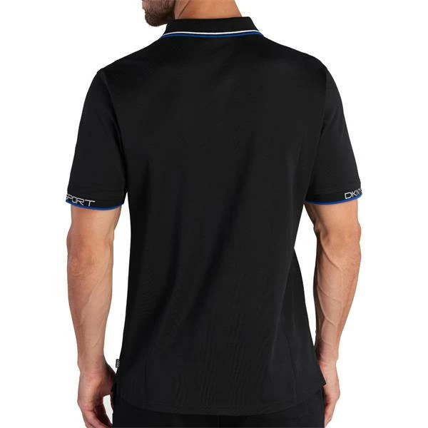 DKNY Gents South Slope Polo Shirt Black - Image 2