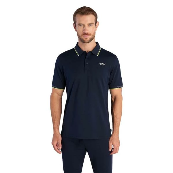 DKNY Gents South Slope Polo Shirt Navy - Image 2