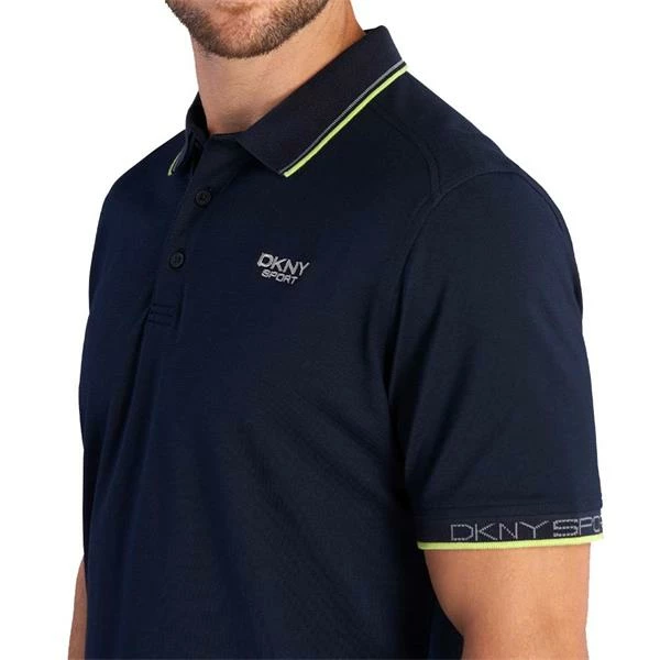 DKNY Gents South Slope Polo Shirt Navy - Image 5