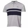 DKNY Gents Marine Park Polo Shirt Silver