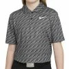 Nike Boys Dri-FIT Victory Printed Polo Black (010)