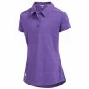 ADIDAS Junior Girls Novelty Polo Shirt Purple